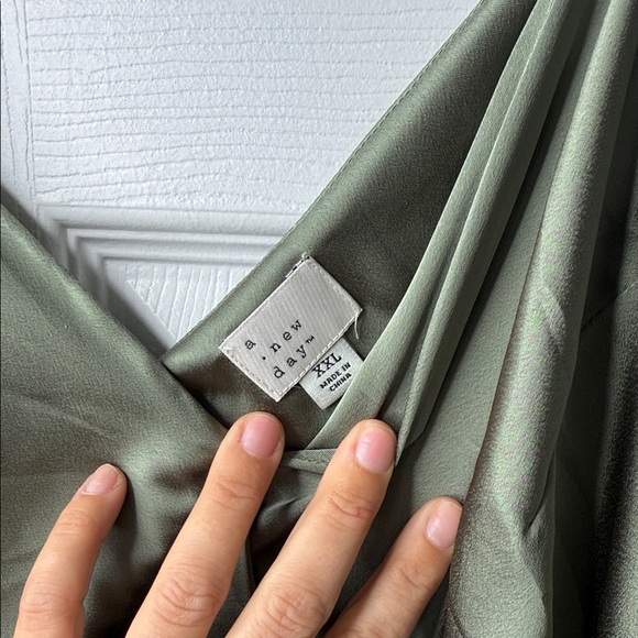 A New Day Sage Green Midi Slip Dress – Women’s XXL - Picture 7 of 7